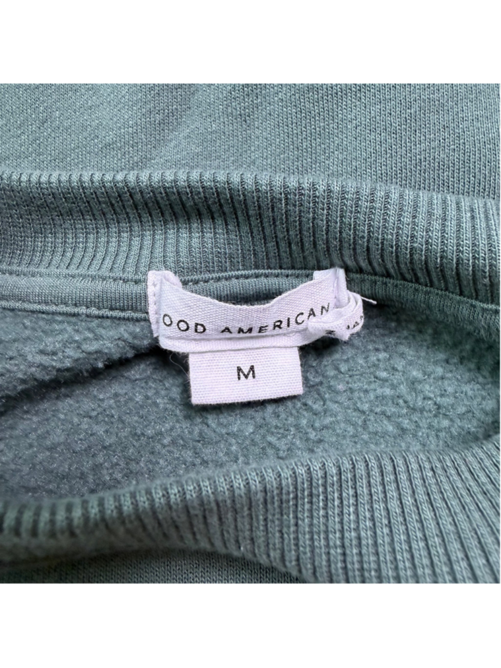 Good American x Anthropologie London Graphic Crew-Neck Sweatshirt Sz Medium - Picture 4 of 8